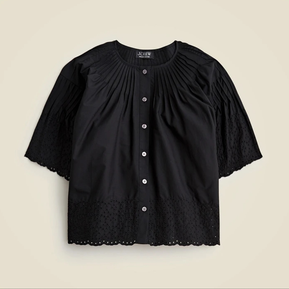 J Crew Joie Pleated Blouse